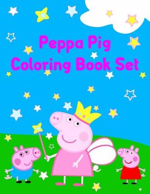 Book cover for Peppa Pig Coloring Book Set