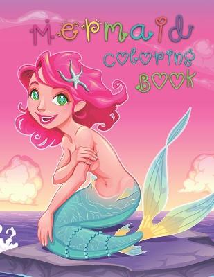 Book cover for Mermaid Coloring Book