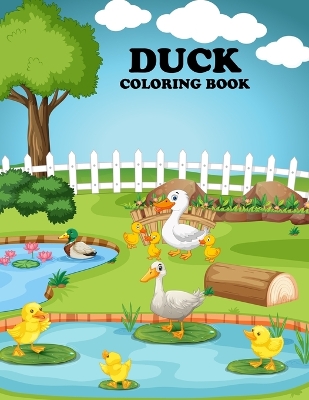 Book cover for Duck Coloring Book