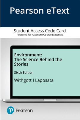 Book cover for Pearson eText Environment