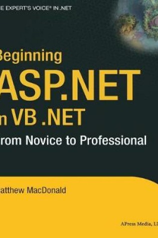 Cover of Beginning ASP.NET in VB .NET