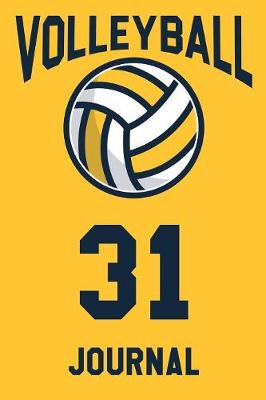 Book cover for Volleyball Journal 31