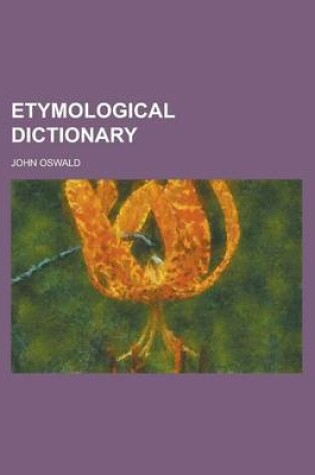 Cover of Etymological Dictionary