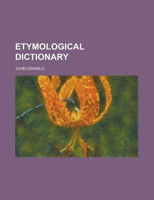 Book cover for Etymological Dictionary