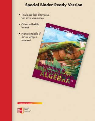 Book cover for Loose Leaf Version for Beginning & Intermediate Algebra