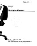 Book cover for Modifying Windows