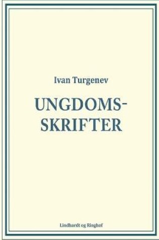 Cover of Ungdomsskrifter