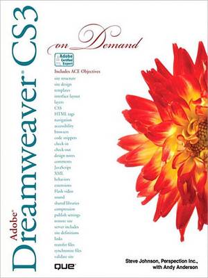 Book cover for Adobe Dreamweaver Cs3 on Demand (Adobe Reader)