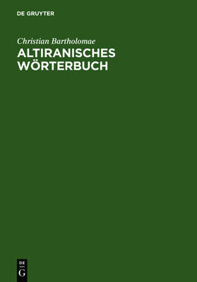 Book cover for Altiranisches Woerterbuch