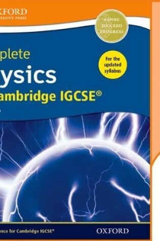Cover of Complete Physics for Cambridge IGCSE® Online Student Book