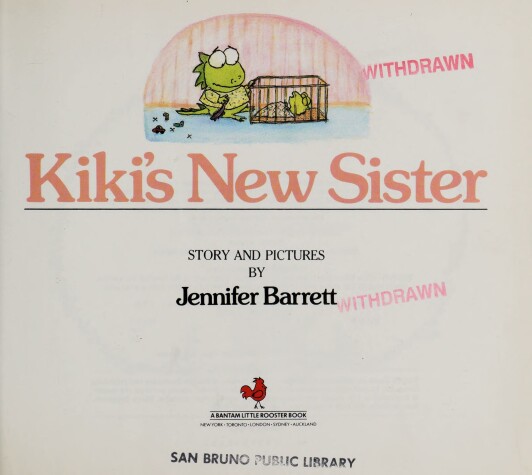 Book cover for Kiki's New Sister