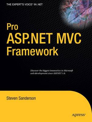 Book cover for Pro ASP.Net Mvc Framework