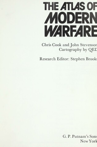 Cover of The Atlas of Modern Warfare