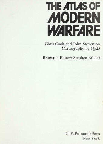 Book cover for The Atlas of Modern Warfare