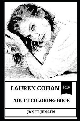 Book cover for Lauren Cohan Adult Coloring Book