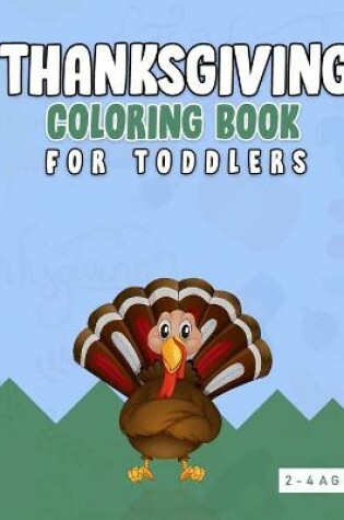 Cover of Thanksgiving coloring book for toddlers