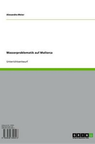 Cover of Wasserproblematik Auf Mallorca