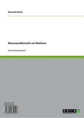 Book cover for Wasserproblematik Auf Mallorca