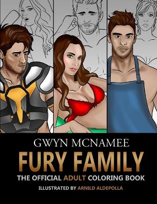Book cover for Fury Family (The Official Adult Coloring Book)