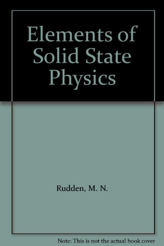 Book cover for Elements of Solid State Physics