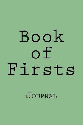 Book cover for Book of Firsts