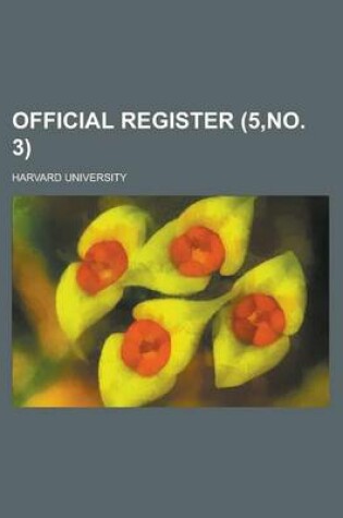 Cover of Official Register