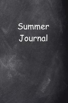 Cover of Summer Journal Chalkboard Design