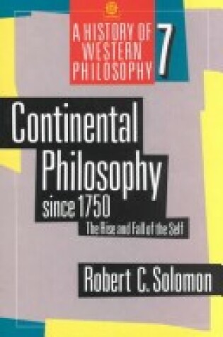 Cover of Continental Philosophy Since 1750