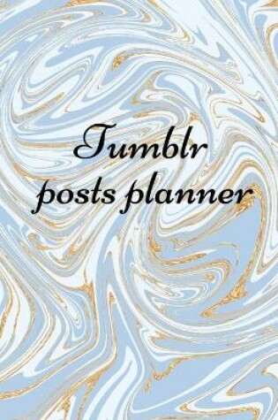 Cover of Tumblr posts planner.