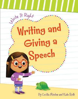 Book cover for Writing and Giving a Speech