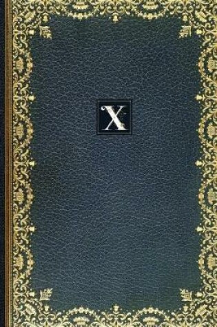Cover of Golden Teal Monogram X 2018 Planner Diary
