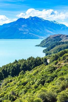 Book cover for Lake Wakatipu in the South Island of New Zealand Journal