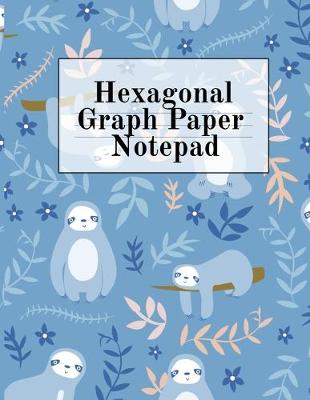 Book cover for Hexagonal Graph Paper Notepad