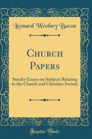 Cover of Church Papers