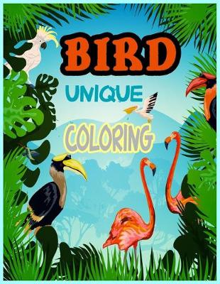 Book cover for Bird Unique Coloring