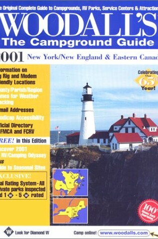 Cover of Woodall's New York & New England Camping Guide, 2001