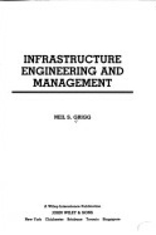 Cover of Infrastructure Engineering and Management