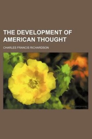 Cover of The Development of American Thought