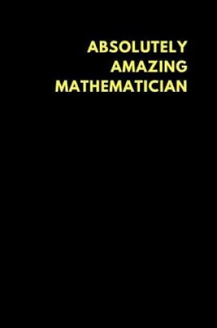Cover of Absolutely Amazing Mathematician