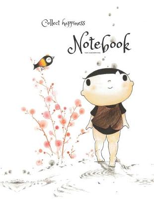 Cover of Collect happiness notebook for handwriting ( Volume 15)(8.5*11) (100 pages)