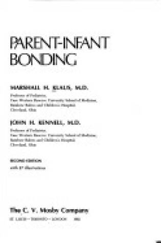 Cover of Parent/Infant Bonding