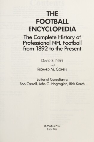 Cover of Football Encyclopedia