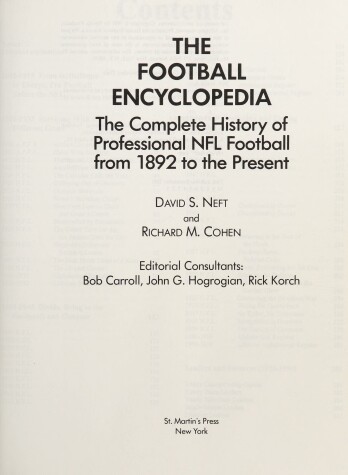 Book cover for Football Encyclopedia