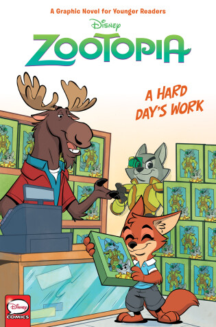 Cover of Disney Zootopia: Hard Day's Work (Younger Readers Graphic Novel)