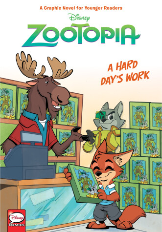 Book cover for Disney Zootopia: Hard Day's Work (Younger Readers Graphic Novel)