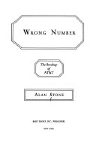 Cover of Wrong Number