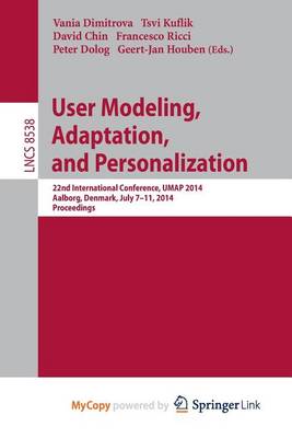 Cover of User Modeling, Adaptation and Personalization