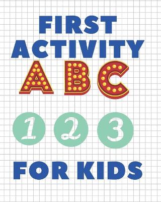 Book cover for first activity for kids