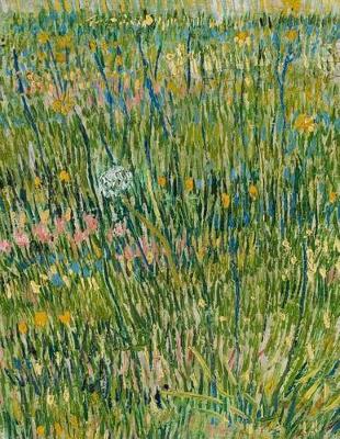 Book cover for Patch of Grass, Vincent Van Gogh. Blank Journal