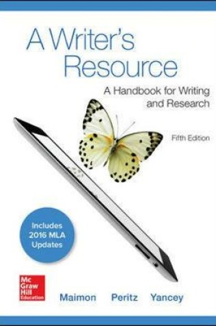Cover of A Writer's Resource 5e MLA 2016 UPDATE